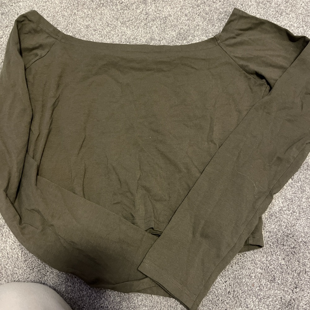 Long sleeve crop topop